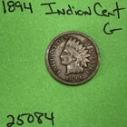 1894 Indian Head Cent / Penny 1c Good