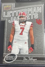 2025 Upper Deck World of Sports - Letterman Jackets Van Fillinger #LJ-VF (RC)