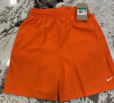 Nike Dri Fit Youth KIDS XL Activewear Shorts Orange Youth Extra Large NEW NWT