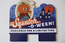 Dr. Squatch - o - ween Retail Store Halloween Soap Display Header New 13" x 12"