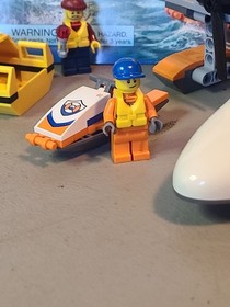 Lego City 60164 Sea Rescue Plane 99% Complete