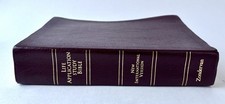 Zondervan Life Application Study Bible NIV Bonded Leather Indexed Tabs Dark Red