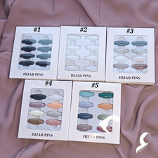 8 Stück / Set Brosche Pin Hijab Kopftuch Nadel Sicherheitsnadeln Khimar  / Hijab