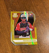 Fraymi De Leon 2021 Panini Elite Aspirations Gold Die Cut #177 Red Sox /24