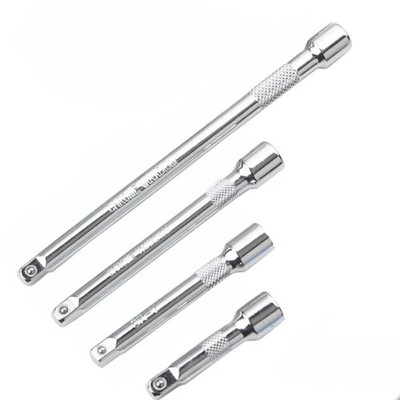 EMSTAR 4PCS 1/4'' Socket Extension Drive Universal Joint Socket, Silver 