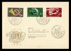 DR WHO 1949 SWITZERLAND FDC UPU 75TH ANIV COMBO R38870