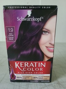 Schwarzkopf 1.9 Rich Caviar Permanent Keratin Color New