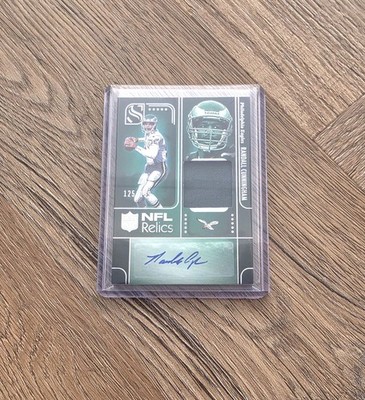 2025 Panini Silhouette Randall Cunningham NFL Relics Patch Auto /199 Eagles QB