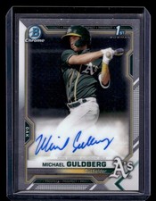 2021 Bowman Chrome #CPA-MG Michael Guldberg Prospect Autographs