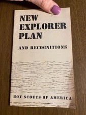 Vintage Boy Scout of America New Explorer Plan & Recognitions 1951