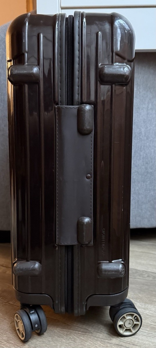 Used Rimowa Salsa Carry-On Suitcase Brown Polycarbonate Pre-LVMH 4