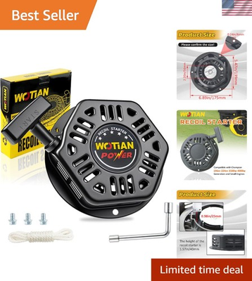 #ad Durable Recoil Starter for Champion 212cc 224cc Engines Easy Pull Assembly $44.99