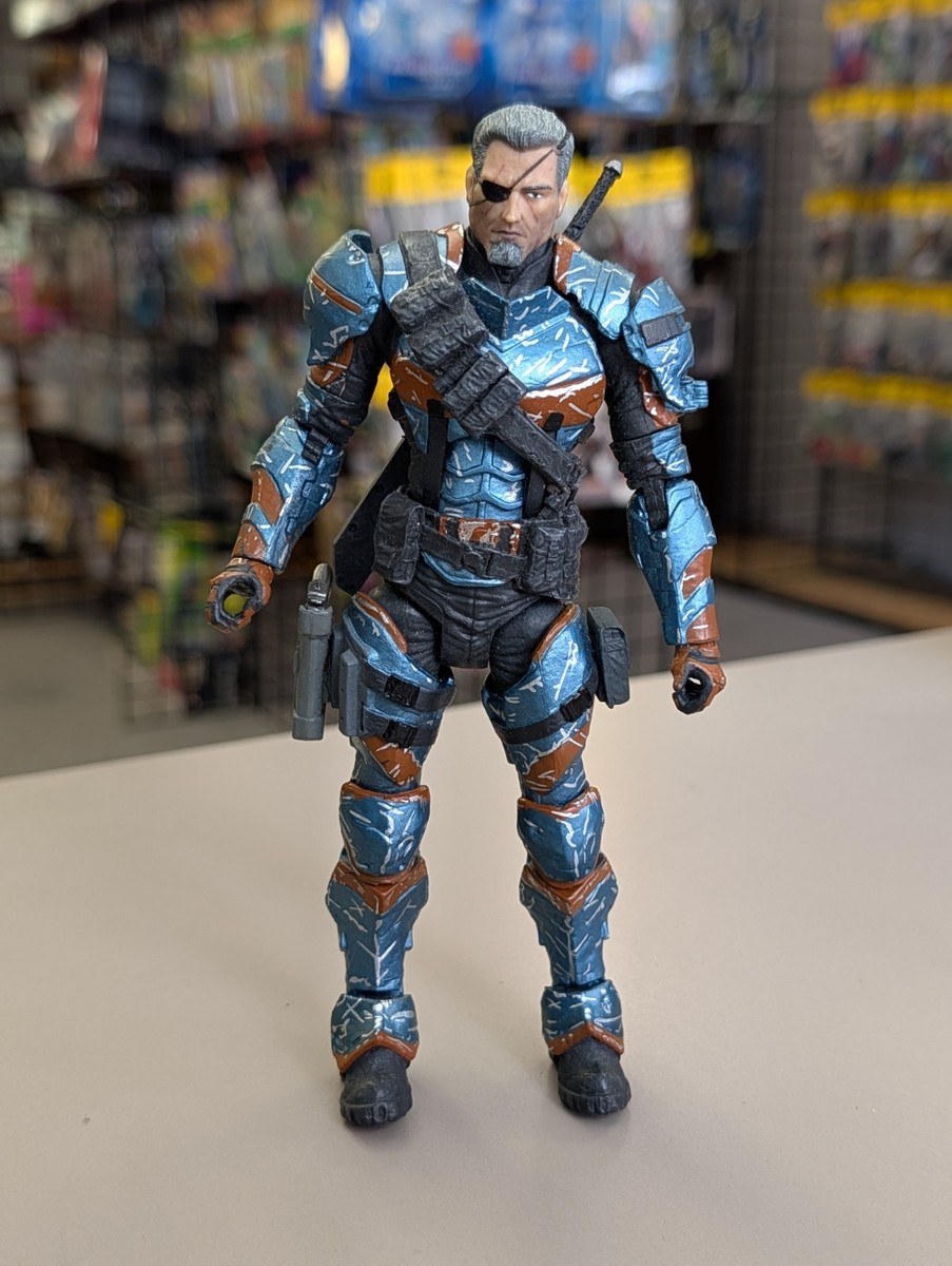 BATMAN: ARKHAM ORIGINS DEATHSTROKE フィギュア DC Collectibles Batman Arkham Origins DEATHSTROKE Unmasked Loose 6