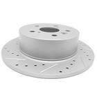 Rear Slotted Ceramic Brake Pads And Rotors For 13-16 Lexus ES300h Toyota Avalon