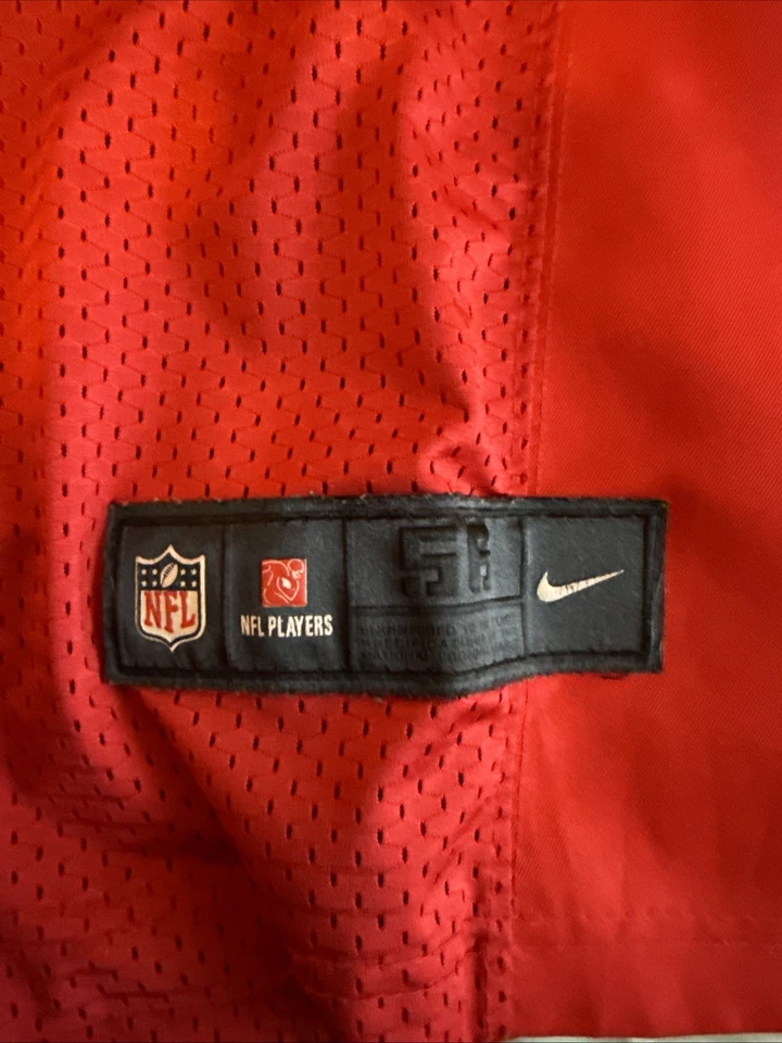 Camiseta deportiva para hombre Nike Navorro Bowman #53 San Francisco 49ERS NFL auténtica talla 56 roja Foto 3 de 4