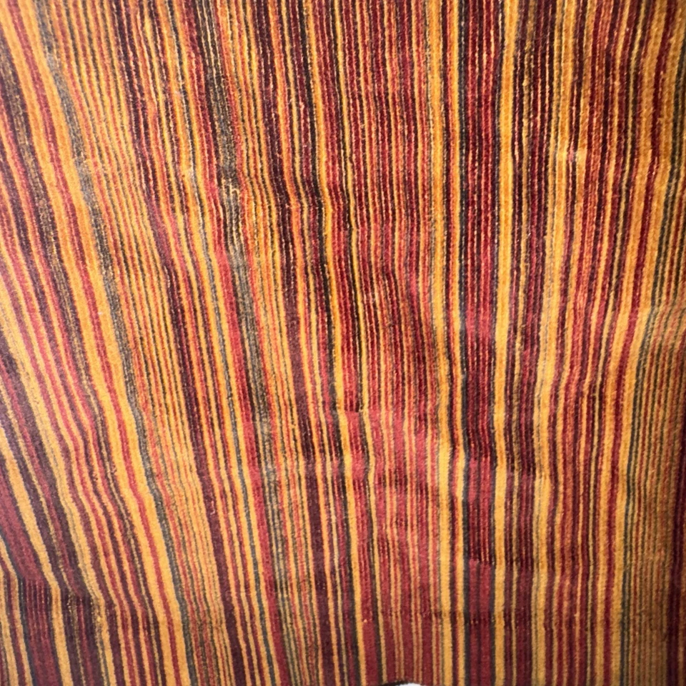 Vtg 90s Y2K Carolina Blues L Multi Stripe Corduroy Mini Skirt Academia 70s Boho - Image 2 of 4