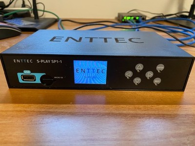 ENTTEC S-PLAY SP1-1 DMX Show Recorder & Controller (70092) / Nearly new