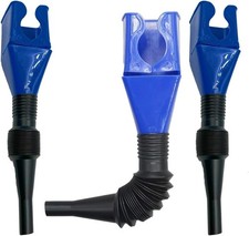 1 Pack 3 Pcs Car Fuel Funnel, Retractable and Portable Foldable Car Refueling Fu