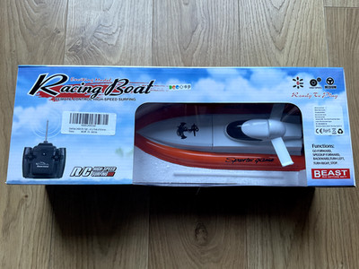 DeeXop RC Rennboot 2,4 GHz High-Speed Surfen Spielzeug Set