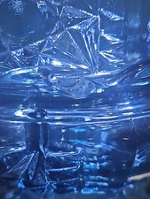 1940年代　アメリカ製ガラス製 八角形 キャンドルホルダー貴重なブルー Glass Blue Collectible Candle Holders for sale | eBay