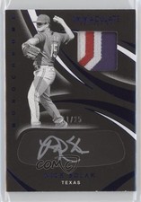 2020 Panini Immaculate Monochrome Relics Blue 11/25 Nick Solak #MC-NS Auto 8x7