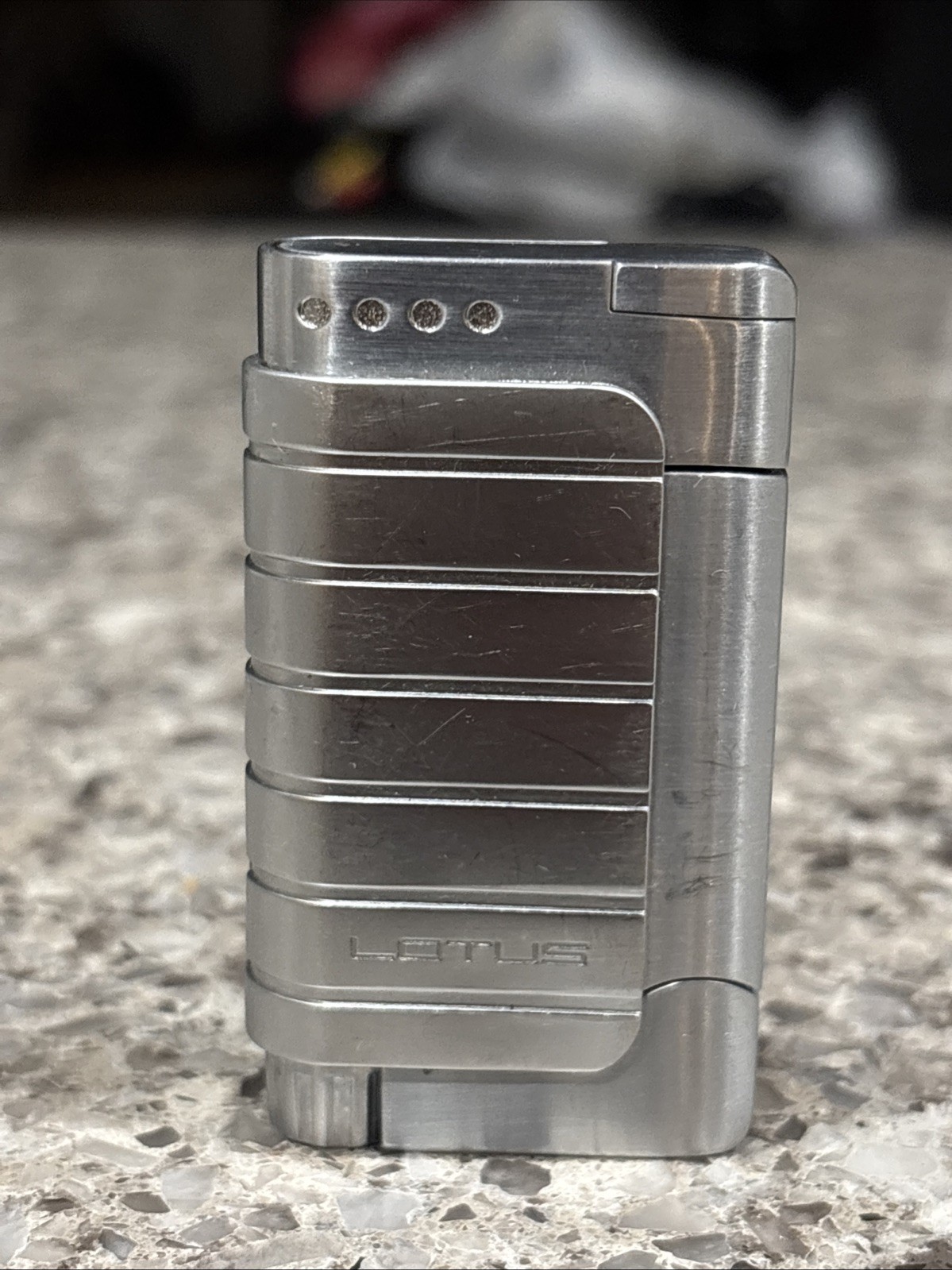 Lotus 36 L3620, Pearl Torch &ndash; Windproof Jet Flame Butane Cigar Lighter