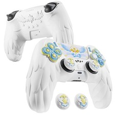 PlayVital Protective Silicone Cover Skin with Thumbstick Caps for ps5 Controller