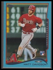 2014 Topps #199 Matt Davidson Blue