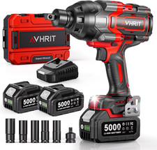 2200nm1630ft-lbs Cordless Impact Wrench 34 High Torque