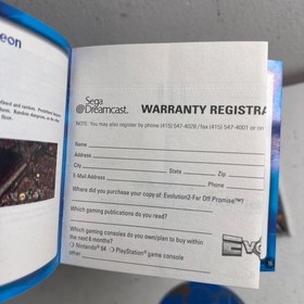 Evolution 2: Far Off Promise (Sega Dreamcast, 1999) Ubisoft Adventure Video Game