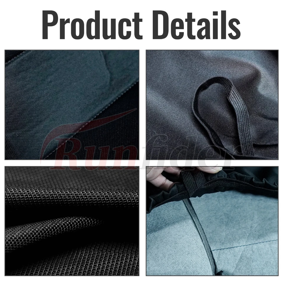 Seat Covers with Console Armrest for Chevy Colorado GMC Canyon 2004 -2012-Black Foto 4 de 4