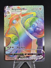 Aegislash VMAX 190/185 Rainbow Secret Rare SWSH04: Vivid Voltage Pokemon TCG on eBay