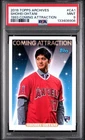 2018 Topps Archives 1993 Coming Attraction Shohei Ohtani Rookie Card (RC) PSA 9