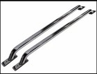 Universal 37” stake packet bed rail with plate black — photo 1