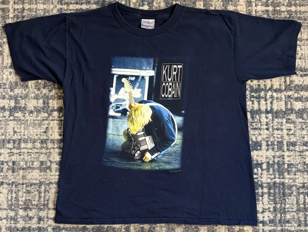 Kurt Cobain T Shirt Vintage In Men's T-Shirts for sale - eBay
