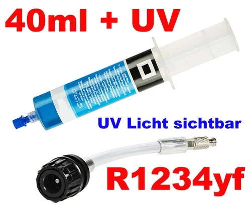 Air conditioning sealant air conditioning car leak stop R1234YF 40ml dye + filling hose