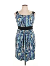 AB Studio Women Blue Cocktail Dress XL