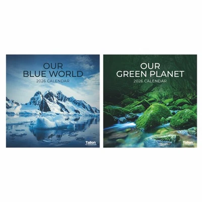 TALLON 2026 Fotografische Kalender Unser Planet Planer Natur Oceans Wandbehang
