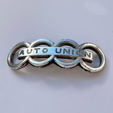 50er Auto Union-DKW Embleme - Original - Vintage - Sammlerstück - Classic Car -