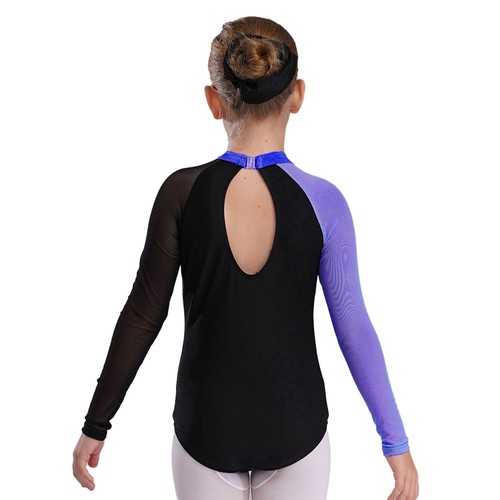 Mädchen Unitard Sport Body glänzend Turnanzüge Fotografie Tanzkleidung Team Yoga - Bild 57 von 83