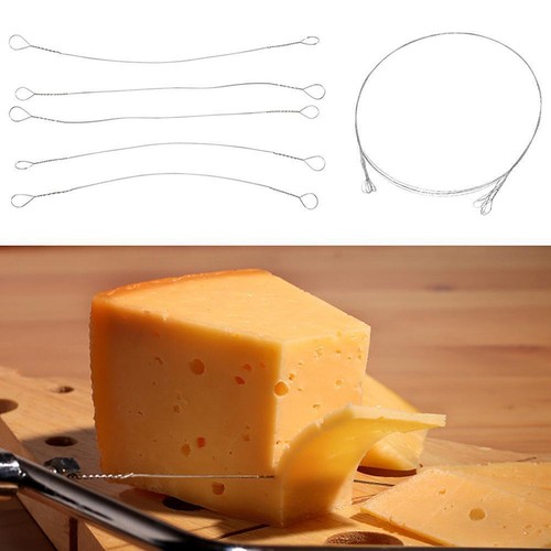 5/10x Cheese Cutter Wire Washable Easy to Use Cheese Slicer 5.7in/36in L0B2 - Picture 2 of 14