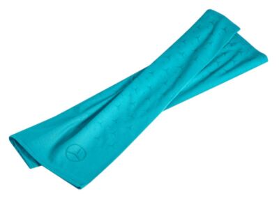 Mercedes Benz Multifunktionstuch türkis Polyester (recycelt)