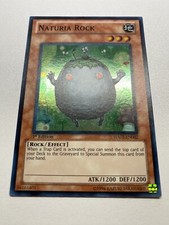 Yu-Gi-Oh! Naturia Rock Super Rare 1st Edition HA02-EN002 LP