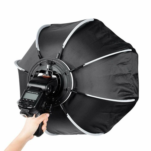 65cm Octagon Umbrella Softbox for Speedlight Camera Flash Hand Grip AD200 TT685 - Picture 6 of 12