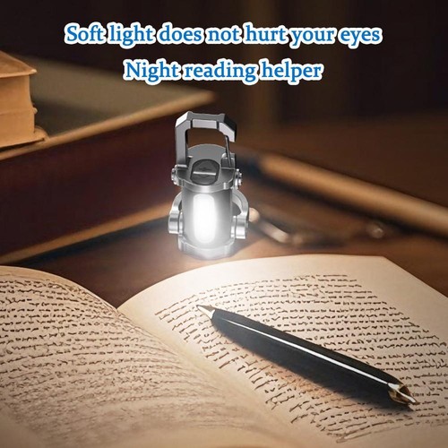 Mini Keychain Flashlight Emergency Rechargeable Waterproof SuperLarge Floodlight - Bild 14 von 23