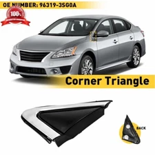 For 2013-2019 Nissan Sentra Front Left Door Fender Mirror Molding Corner Trim