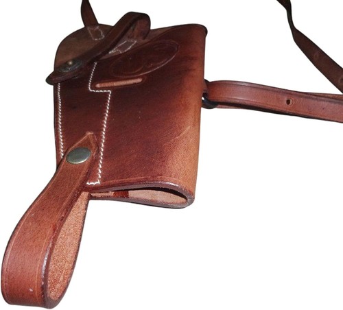 WWI WWII M3 Leather Shoulder Holster | Fits .45 .38 ACP 1911 Colt Style - Picture 10 of 29
