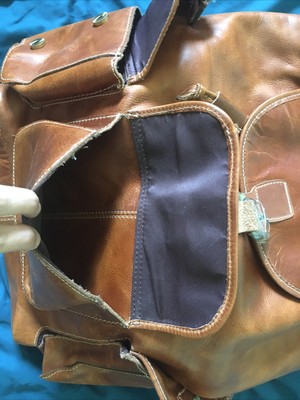 Vintage Never Used Leather Backpack | eBay display picture 2