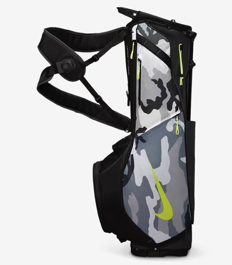Nike Air Sport 2 Camo Carry Golf Bag Black DR5133 025 With Nike Air Sport 2 Camo Carry Golf Bag Black DR5133 025 With