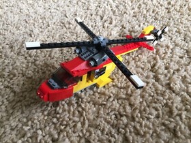 Lego 5866 Creator Rotor Rescue Helicopter Boat Plane 3 In 1 Manual 100% Set